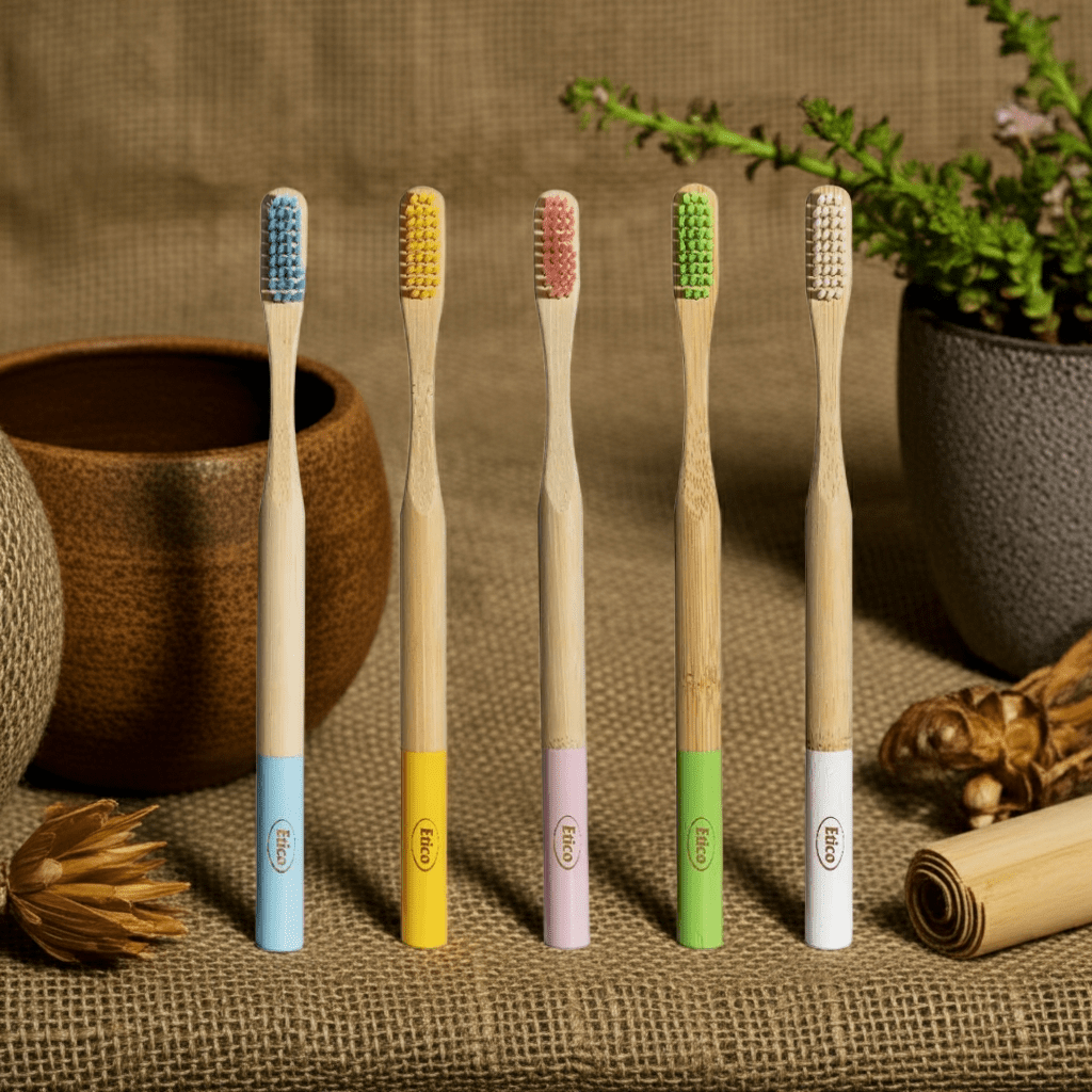 3 - Pack Bamboo Toothbrushes (Save 20%) - EcoBeo