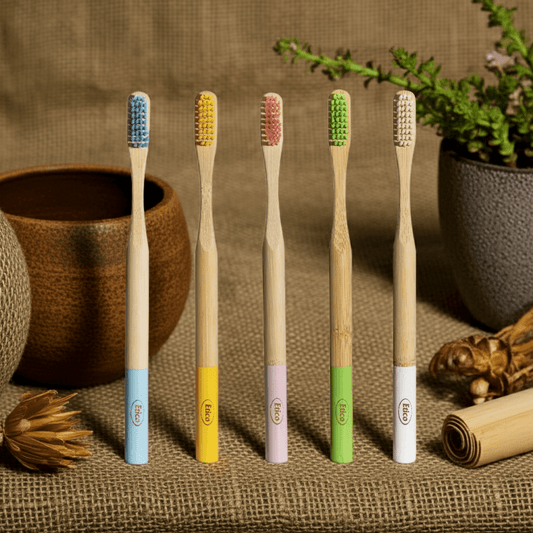3 - Pack Bamboo Toothbrushes (Save 20%) - EcoBeo