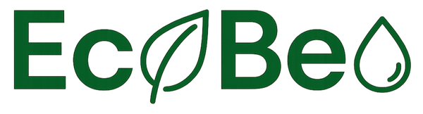 Logo of EcoBeo with a leaf and water droplet symbol.