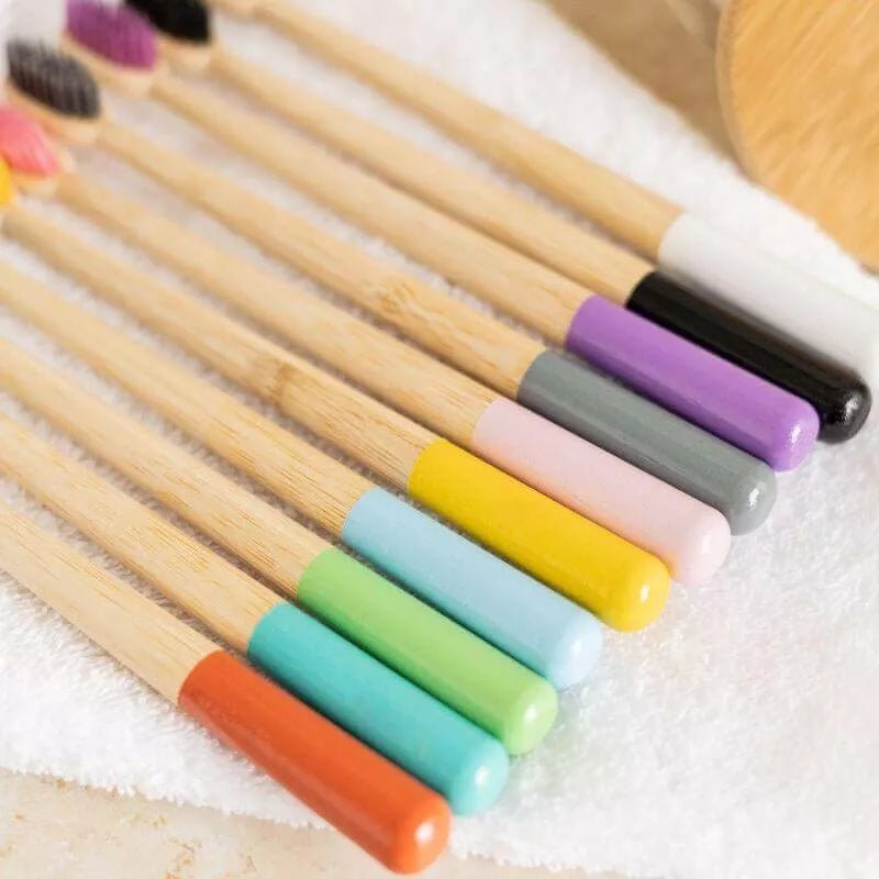 Adult Bamboo Toothbrush - Soft Bristle - EcoBeo
