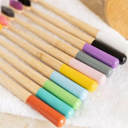 Adult Bamboo Toothbrush - Soft Bristle - EcoBeo