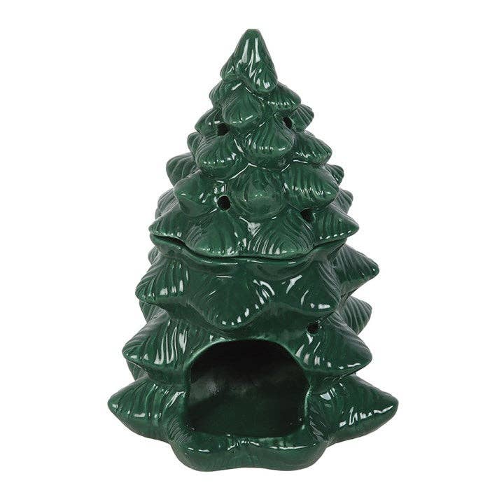 Green Fir Tree Oil Burner and Wax Warmer - EcoBeo