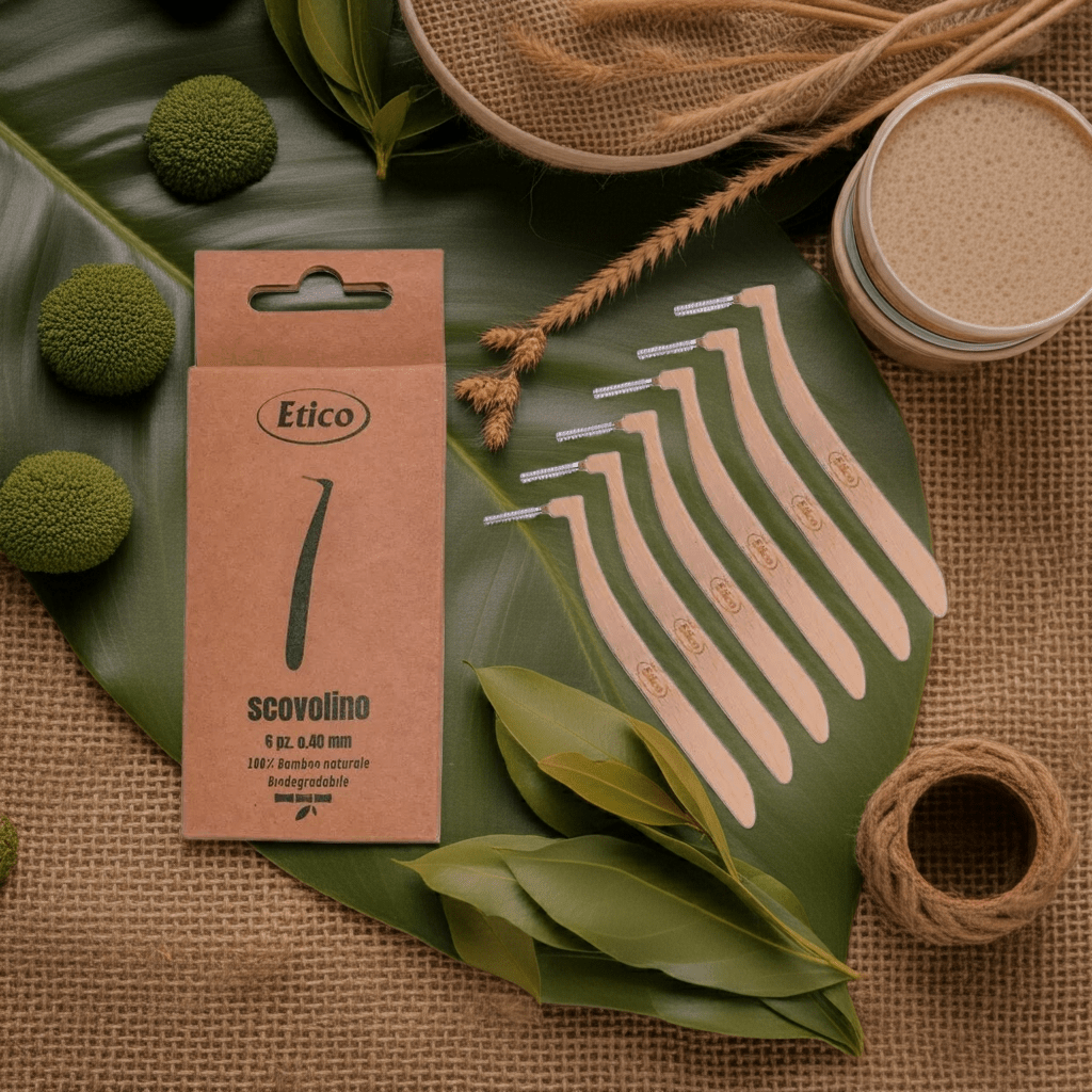 Natural Bamboo Interdental Brush – Eco Dental Essentials - EcoBeo