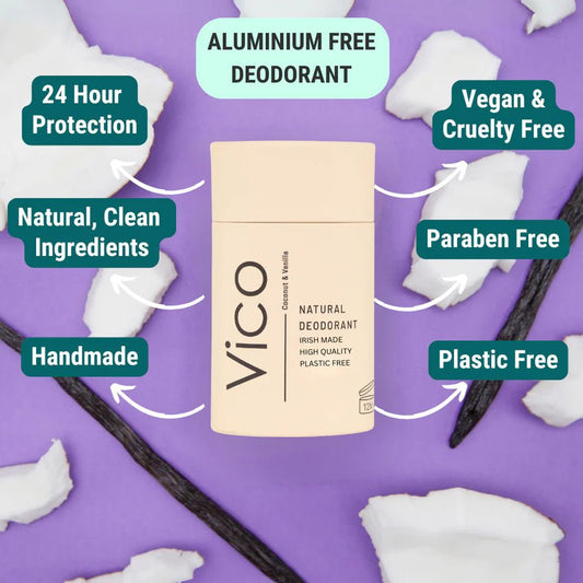 Vico Natural Deodorant – Coconut & Vanilla - EcoBeo