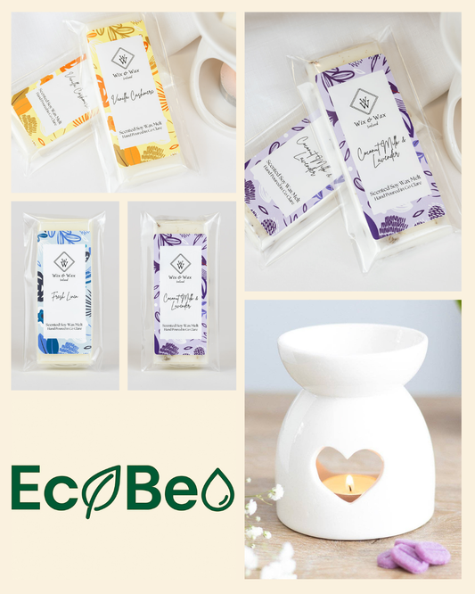 Wax Melt Gift Set with Ceramic Warmer