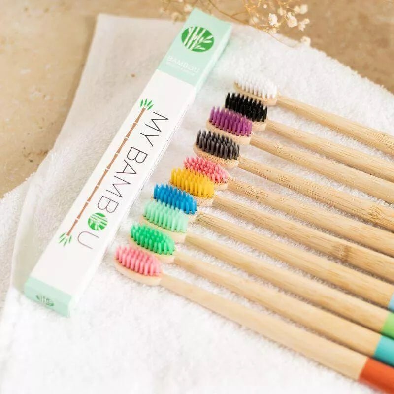 Adult Bamboo Toothbrush - Soft Bristle - EcoBeo