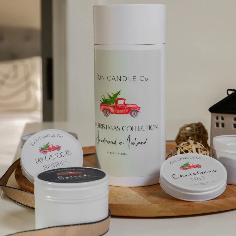 Christmas Trio Candle Gift Box - EcoBeo