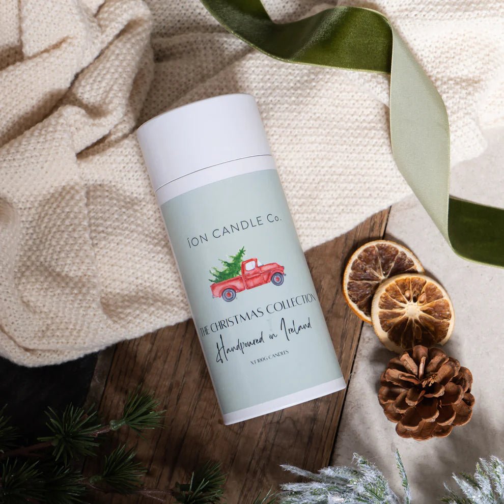 Christmas Trio Candle Gift Box - EcoBeo