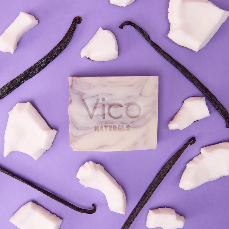 Coconut & Vanilla Natural Soap Bar - EcoBeo