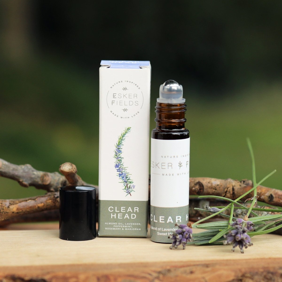 Esker Fields Clear Head Rollerball - EcoBeo