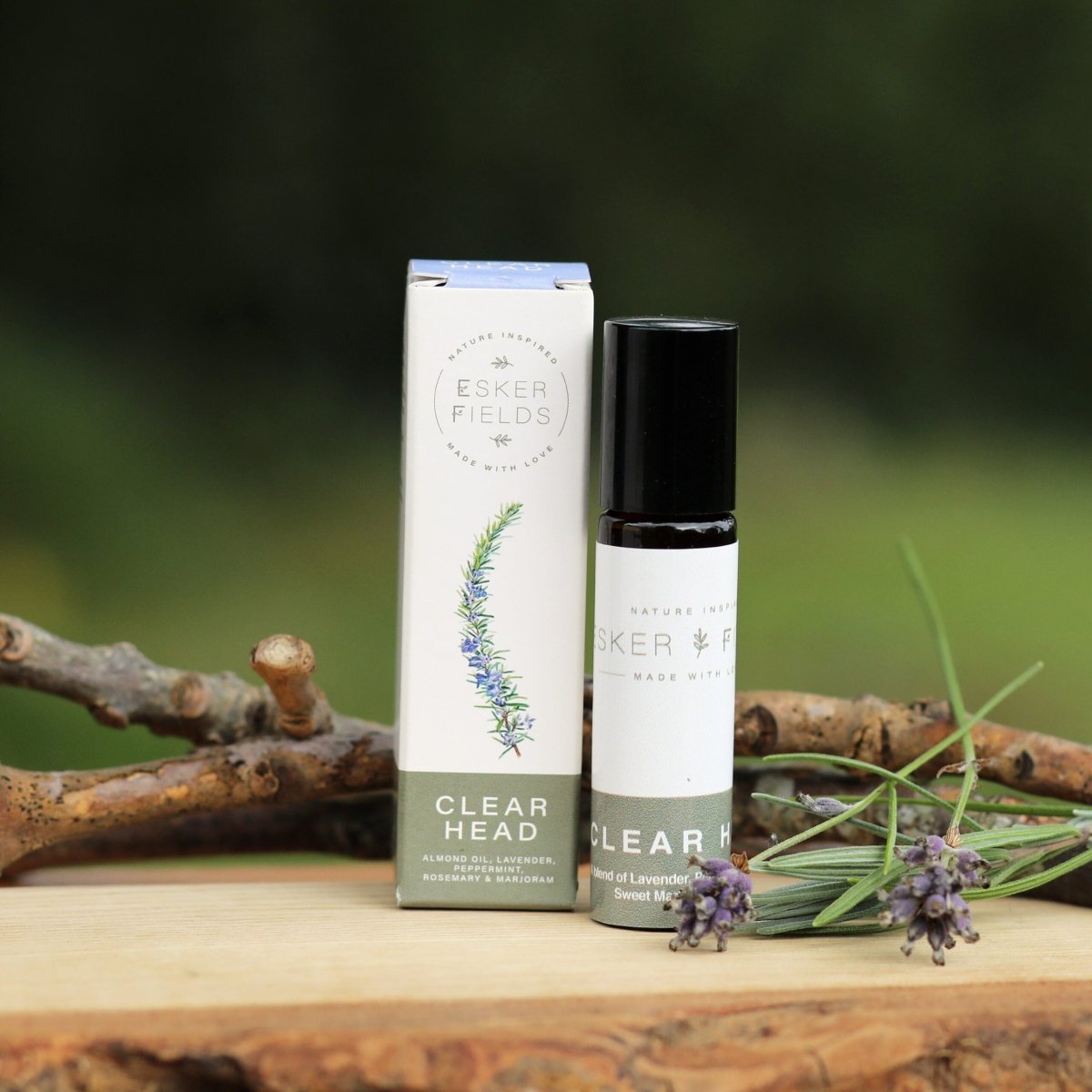 Esker Fields Clear Head Rollerball - EcoBeo