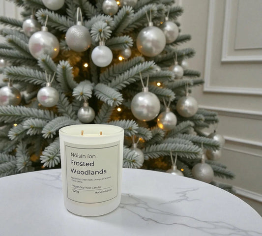 Frosted Woodlands Candle - EcoBeo