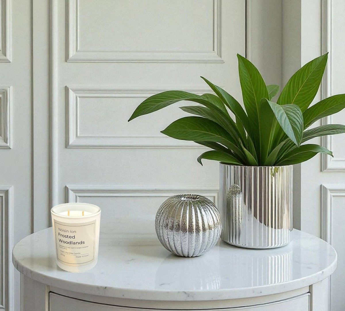 Frosted Woodlands Candle - EcoBeo