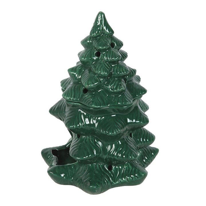 Green Fir Tree Oil Burner and Wax Warmer - EcoBeo
