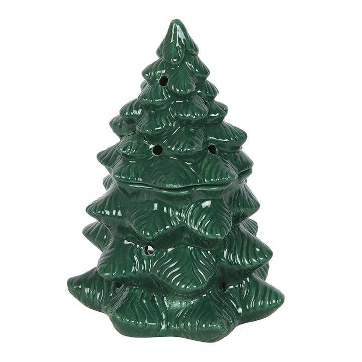 Green Fir Tree Oil Burner and Wax Warmer - EcoBeo