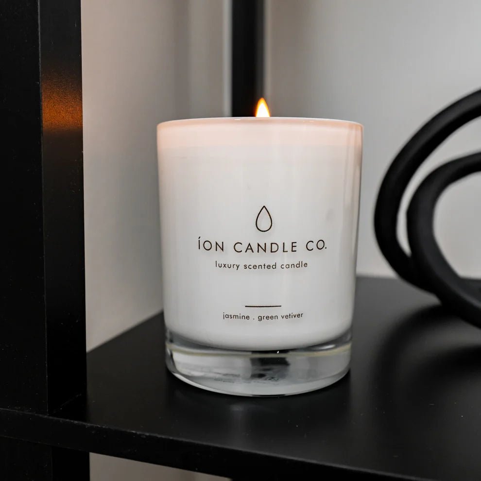 Jasmine & Green Vetiver Candle - EcoBeo