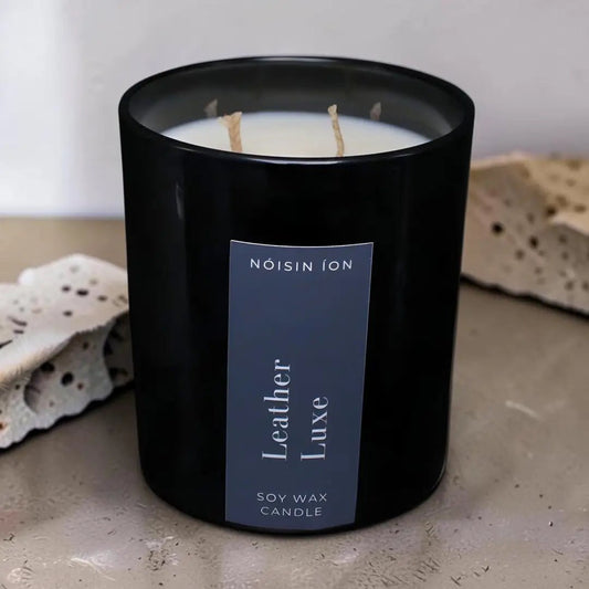 Leather Luxe Candle - EcoBeo