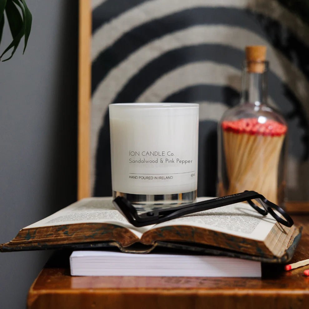 Sandalwood & Pink Pepper Candle - EcoBeo