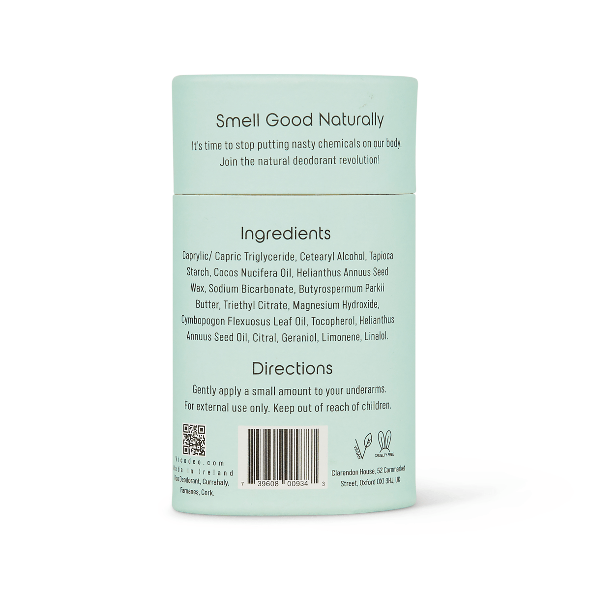 Vico Natural Deodorant – Lemongrass - EcoBeo